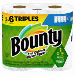 PROCTER & GAMBLE Select-A-Size Paper Towels, 2 Triple Rolls, White, 123 Sheets Per Roll