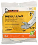 FROST KING Frost King R534WH Foam Tape, 3/4 in W, 10 ft L, 5/16 in Thick, Rubber, White HARDWARE & FARM SUPPLIES FROST KING