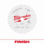 MILWAUKEE ELECTRIC TOOL CORP Finish Track Circular Saw Blade, 40 Teeth, 6-1/2 In.