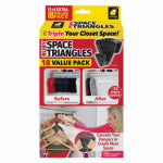 TELEBRANDS CORPORATION Space-Saving Closet Triangles, 18-Pk. HOUSEWARES TELEBRANDS CORPORATION   