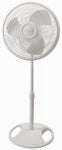 LASKO PRODUCTS Oscillating Stand Fan, White, 16 In.
