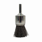 FORNEY Forney 72738 Wire End Brush, 1 in Dia, 0.008 in Dia Bristle, Steel Bristle TOOLS FORNEY