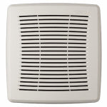 BROAN MFG Broan FGR101 Bathroom Exhaust Fan Grille, 9-1/2 in L, 9-1/4 in W, Polypropylene, White PLUMBING, HEATING & VENTILATION BROAN MFG