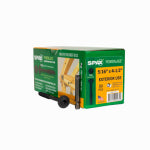 SPAX 5/16" x 4-1/2" Exterior Washer Head Structural Wood Lag Screws  Powerlags Torx T-Star (50 EA)