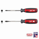 MILWAUKEE ELECTRIC TOOL CORP 2-Pc. Screwdriver Set, Cushion Grip TOOLS MILWAUKEE ELECTRIC TOOL CORP