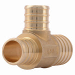 SHARKBITE/CASH ACME SharkBite 1 In. x 3/4 In. x 3/4 In. Barb Reducing Brass PEX Tee