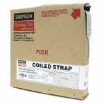 SIMPSON STRONG-TIE Simpson Strong-Tie CS CS16-R Coiled Strap, 16 ga Gauge, Steel, Galvanized HARDWARE & FARM SUPPLIES SIMPSON STRONG-TIE