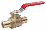 B&K LLC Full-Port Ball Valve, Forged Brass, Pex Connection, 3/8 In. PLUMBING, HEATING & VENTILATION B&K LLC