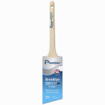 PREMIER PAINT ROLLER Premier Brooklyn 17282 Paint Brush, 2-1/2 in W, Thin Angle Sash Brush, 2-3/4 in L Bristle, Polyester Bristle PAINT PREMIER PAINT ROLLER