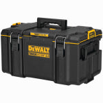 DEWALT DEWALT ToughSystem 2.0 DWST08300 Large Tool Box, 110 lb, Plastic, Black, 21-3/4 in L x 14-3/4 in W x 12-3/8 in H Outside TOOLS DEWALT