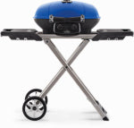 WOLF STEEL ACQUISITION, LLC TravelQ��� 285X Portable Propane Gas Grill with Scissor Cart, Blue