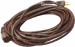 PT HO WAH GENTING Outdoor Extension Cord, 16/3 SJTW, Brown, 40-Ft.