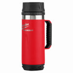 MILWAUKEE ELECTRIC TOOL CORP Packout Insulated Mug, Sip Lid, Stainless Steel, Red, 18 oz.