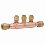 SHARKBITE/CASH ACME SharkBite 3/4 In. x 1/2 In. Push-to-Connect 3-Port Open PEX Manifold
