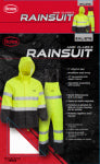 SAFETY WORKS INC 2XL Hi-Vis Boss Rainsui