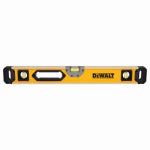 DEWALT DEWALT DWHT43025 Box Beam Level, 24 in L, 3-Vial, 1-Hang Hole, Magnetic, Aluminum, Black/Yellow TOOLS DEWALT