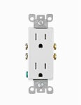 LEVITON MFG CO 15A WHT DPLX Outlet
