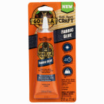 GORILLA Gorilla 8025501 Fabric Glue, Crystal Clear, 2.5 oz Tube PAINT GORILLA   