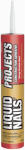 LIQUID NAILS Liquid Nails LNP-601 Project Construction Adhesive, Light Tan, 28 oz Cartridge PAINT LIQUID NAILS