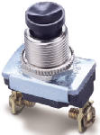 GB Gardner Bender GSW-22 Pushbutton Switch, 6/3 A, 120/240 V, SPST, Screw Terminal, Chrome ELECTRICAL GB