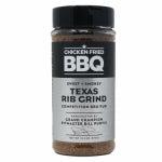 CHICKEN FRIED BBQ Chicken Fried BBQ OW15115-C Seasoning, Texas Rib Grind, 10.3 oz Bottle OUTDOOR LIVING & POWER EQUIPMENT CHICKEN FRIED BBQ
