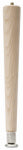 WADDELL Waddell 2512 Table Leg, 11-1/2 in H, Hardwood, Smooth Sanded HARDWARE & FARM SUPPLIES WADDELL