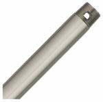 HUNTER Hunter 26019 Ceiling Fan Downrod, 3/4 in Dia, 12 in L, Steel, Brushed Nickel ELECTRICAL HUNTER