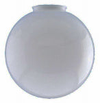 WESTINGHOUSE Westinghouse 8186900 Light Shade, 6 in Dia, Globe, Polycarbonate, White ELECTRICAL WESTINGHOUSE