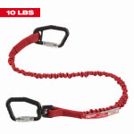 MILWAUKEE Milwaukee 48-22-8820 Locking Tool Lanyard, 36 in, 41-1/2 in L, 10 lb Working Load, Nylon Line, Red/Black CLOTHING, FOOTWEAR & SAFETY GEAR MILWAUKEE