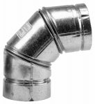 SELKIRK CORPORATION Pellet Stove Elbow, 90 Degree, Type L, 4-In.