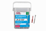 ITW BRANDS GRK RT Composite 305 Stainless Steel #9 x 2-1/2" Screws 365-Ct. HARDWARE & FARM SUPPLIES ITW BRANDS