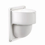 LAMBRO INDUSTRIES 4 In. Exhaust Wall Hood Vent, White Plastic, Floating Damper PLUMBING, HEATING & VENTILATION LAMBRO INDUSTRIES