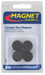 MASTER MAGNETICS Magnet Source 07003 Magnetic Disc, 3/4 in Dia, Charcoal Gray HOUSEWARES MASTER MAGNETICS