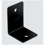 ASSA ABLOY AMERICAS RESIDENTIALI NC Indio Collection Decorative Light Rafter Angle Tie, Black, 1-3/8 x 2 x 1-1/2 In.