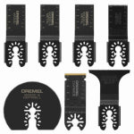 S-B POWER TOOL Dremel MM497U Universal Oscillating Multi-Tool Blade Kit, 1-1/4, 1-5/8, 2-3/4, 3 in, Bi-Metal/Carbide/HCS TOOLS S-B POWER TOOL