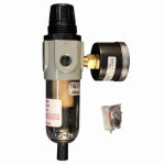 MILTON INDUSTRIES Mini Air Tool Filter/Regulator Piggyback Duo; 1/4 In. NPT TOOLS MILTON INDUSTRIES