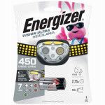 ENERGIZER BATTERY Energizer HDE32E Headlight, AAA Battery, LED Lamp, 400 Lumens, 80 m Beam Distance, 2 hr Run Time, Gray ELECTRICAL ENERGIZER BATTERY