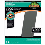 ALI INDUSTRIES Mirror Fine Waterproof Sandpaper, 1000 Grit, 9 x 11 In., 25-Pk.