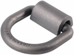 HAMPTON PRODUCTS-KEEPER Surface Mount D-Ring Anchor, Weld On, 5/8 In.
