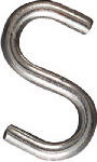 ASSA ABLOY AMERICAS RESIDENTIALI NC Open S Hook, Stainless Steel, 2-1/2 In.