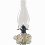LAMPLIGHT FARMS Chamber Oil Lamp, 11-1/2 In.