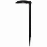 FUSION PRODUCTS LTD. Wired Low-Voltage LED Stake Light, Black Metal, Adjustable, 80 Lumens