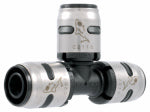 SHARKBITE SharkBite EvoPEX K362A Pipe Tee, 1/2 in, Push-Fit, Polymer, 80 to 160 psi Pressure PLUMBING, HEATING & VENTILATION SHARKBITE