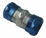 HALEX Halex 26262 Coupling, 3/4 in Compression, Steel, 5/BAG ELECTRICAL HALEX