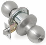 TELL MANUFACTURING Tell Manufacturing CL100052 Passage Knob, Empire, 12 in L x 3-1/2 in W x 9 in H Dimensions, Satin HARDWARE & FARM SUPPLIES TELL MANUFACTURING