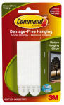 COMMAND Command 17206 Picture Hanging Strip, 4 lb/set, Foam, White, 3.625 in L x 0.5 in W x 0.1 in D, 4/PK HARDWARE & FARM SUPPLIES COMMAND