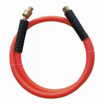 NINGBO GREENAIR IMP&EXP CO., LTD Rubber Whip Hose, 900 PSI Bursting Pressure, 3/8-In. x 6-Ft. TOOLS NINGBO GREENAIR IMP&EXP CO., LTD