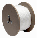 RICHELIEU AMERICA LTD. Nylon Rope, Solid Braided, White, 3/8 In. x 400 Ft.
