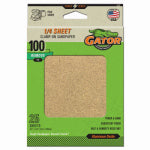 ALI INDUSTRIES Sanding Sheets, Aluminum Oxide, 100-Grit, 4.5 x 5.5-In., 25-Pk.