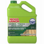 MOLD ARMOR Mold Armor FG505 Deck and Fence Wash, Liquid, Yellow, 1 gal, Spray Dispenser PAINT MOLD ARMOR